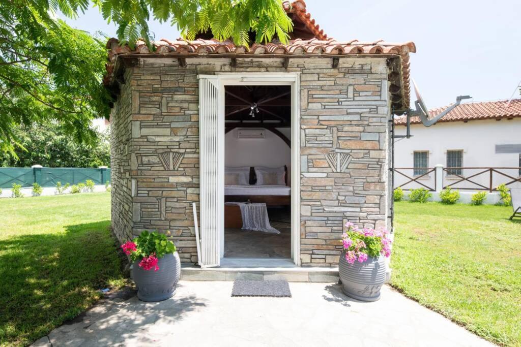 Vila Nuestro Jardín Sykia Chalkidikis Exteriér fotografie