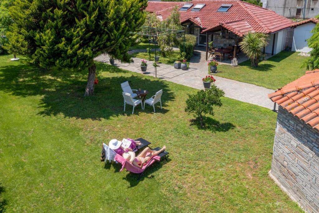 Vila Nuestro Jardín Sykia Chalkidikis Exteriér fotografie