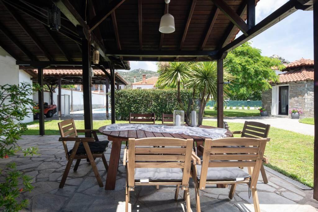Vila Nuestro Jardín Sykia Chalkidikis Exteriér fotografie