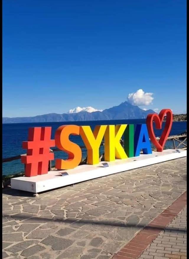 Vila Nuestro Jardín Sykia Chalkidikis Exteriér fotografie